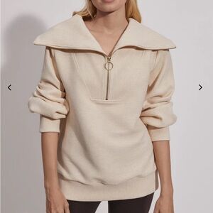 Varley vine half zipped pullover